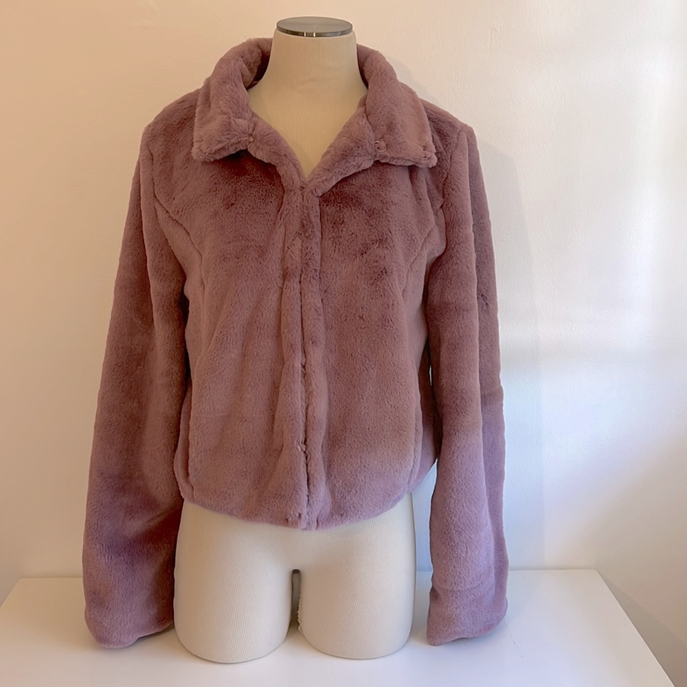 Purple Cropped Jacket